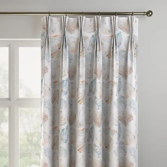 Made to Measure Curtains - Blue, Cotton