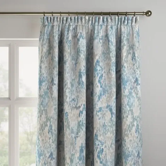 Made to Measure Curtains - Blue, Fabric