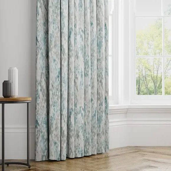 Made to Measure Curtains - Blue, Fabric image
