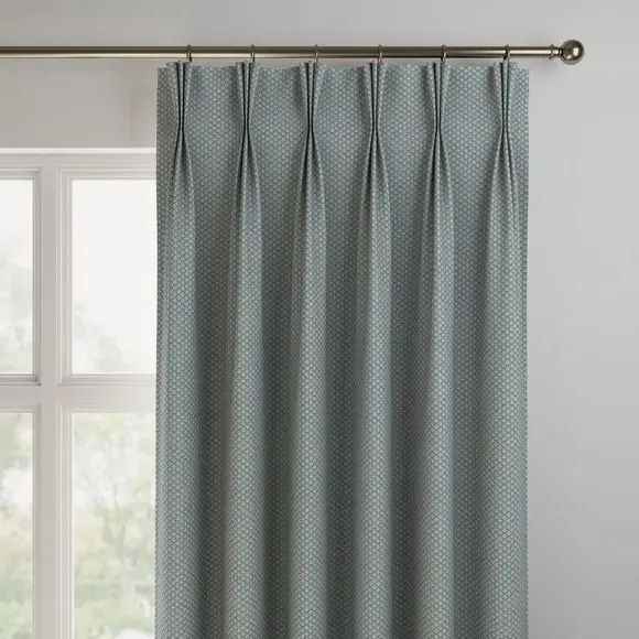 Made to Measure Curtains - Blue, Polyester