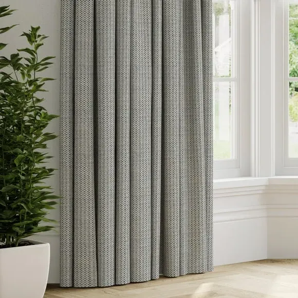 Made to Measure Curtains - Blue, Polyester image