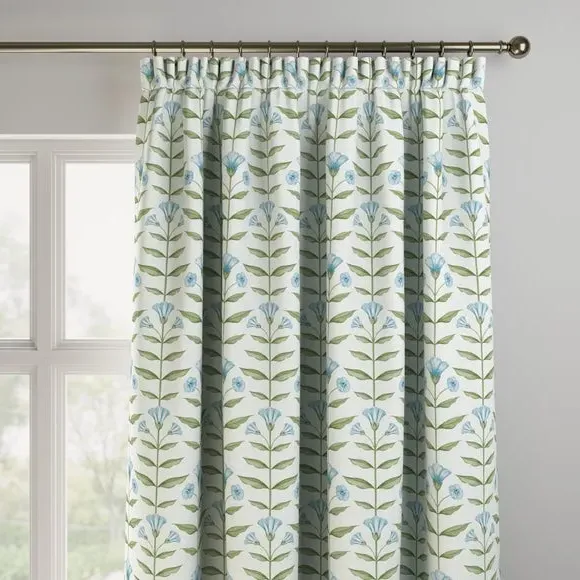 Made to Measure Curtains - Bluebell, Cotton