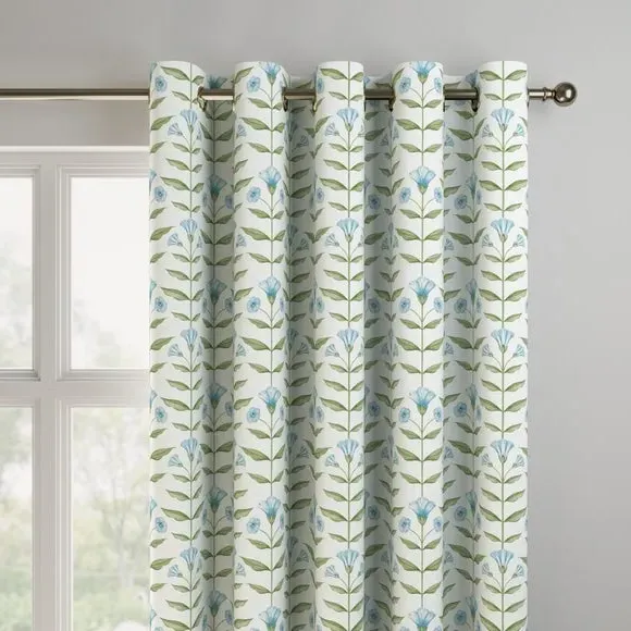 Made to Measure Curtains - Bluebell, Cotton