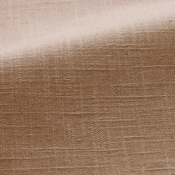 Made to Measure Curtains - Brown, Cotton Linen