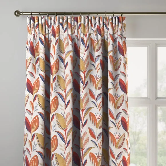 Made to Measure Curtains - Burnt Orange