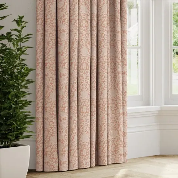 Made to Measure Curtains - Burnt Orange, Polyester