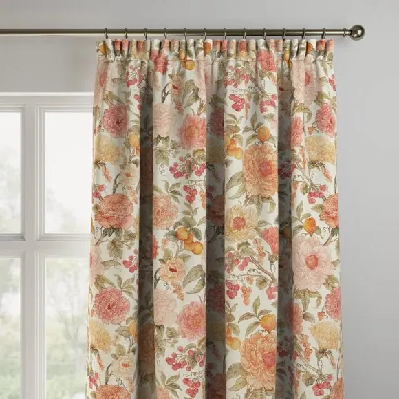 Made to Measure Curtains - Burnt Sienna, Cotton