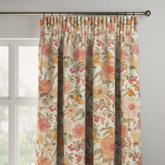 Made to Measure Curtains - Burnt Sienna, Cotton