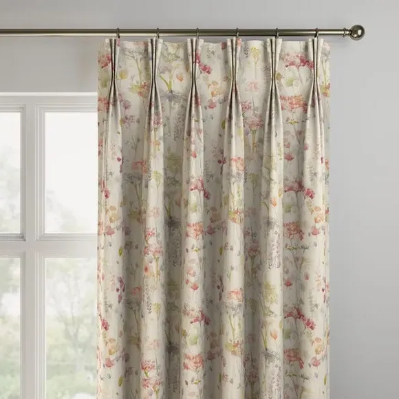 Made to Measure Curtains - Carnation, Cotton Linen