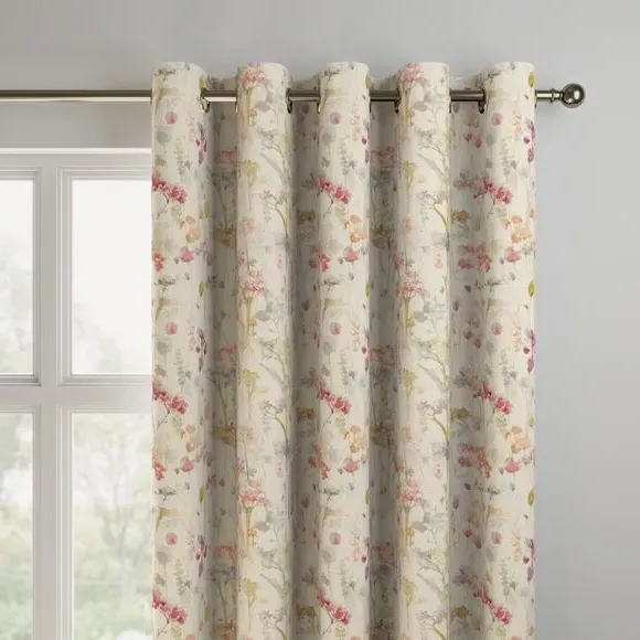 Made to Measure Curtains - Carnation, Cotton Linen