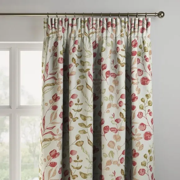 Made to Measure Curtains - Carnation, Polyester