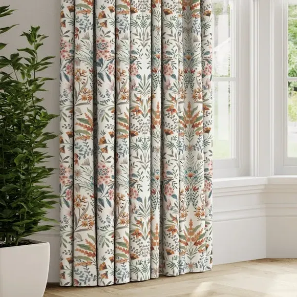 Made to Measure Curtains - Chalk Blue, Cotton image