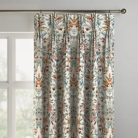 Made to Measure Curtains - Chalk Blue, Cotton