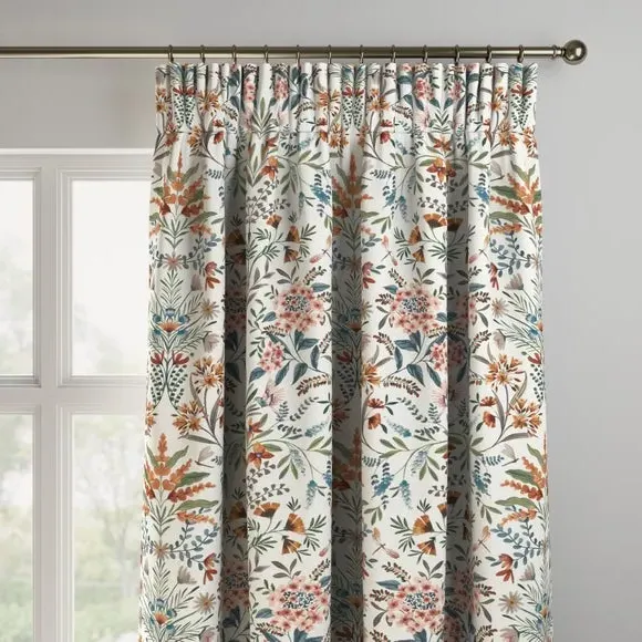 Made to Measure Curtains - Chalk Blue, Cotton
