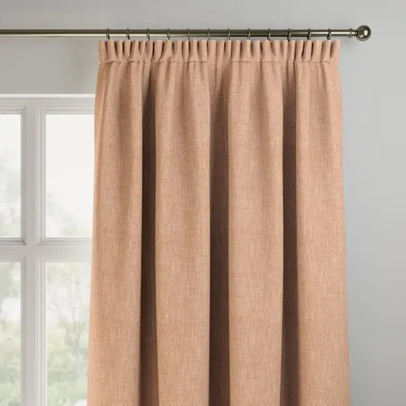 Made to Measure Curtains - Clay, Recycled Polyester