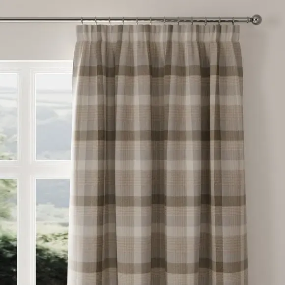 Made to Measure Curtains - Cloud, Checked