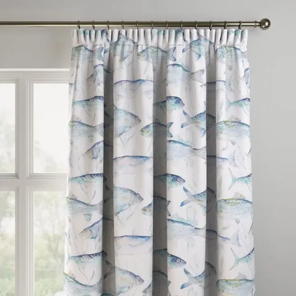 Made to Measure Curtains - Cobalt, Cotton
