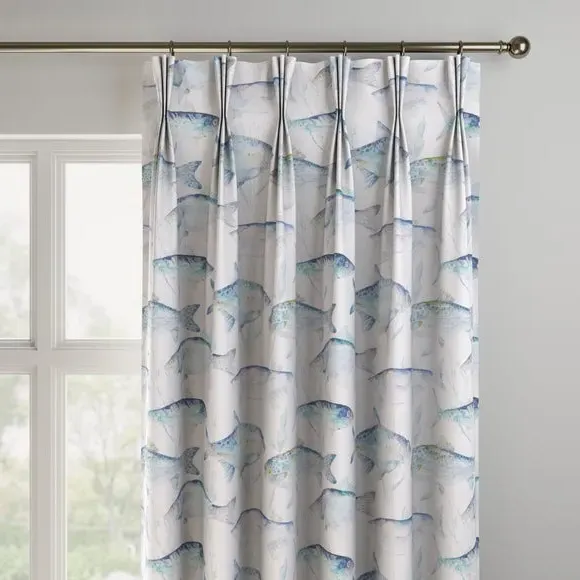 Made to Measure Curtains - Cobalt, Cotton
