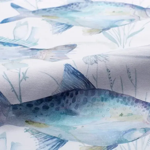 Made to Measure Curtains - Cobalt, Cotton