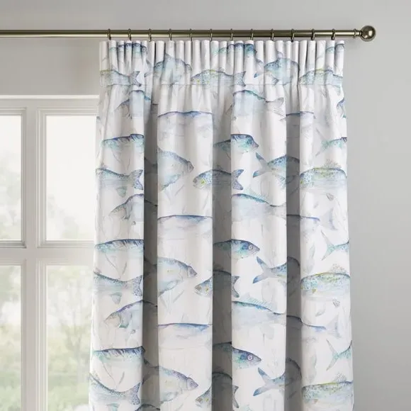 Made to Measure Curtains - Cobalt, Cotton