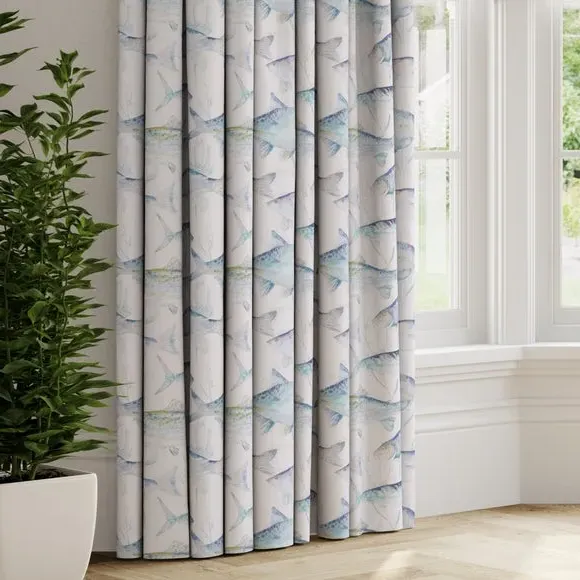 Made to Measure Curtains - Cobalt, Cotton