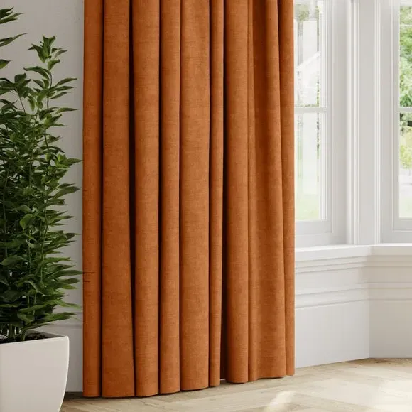 Made to Measure Curtains - Copper, Velvet