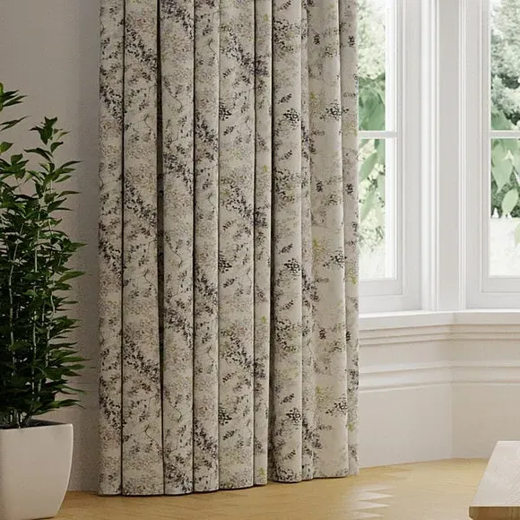 Made to Measure Curtains - Damson, Floral image