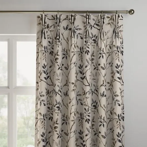 Made to Measure Curtains - Denim, Floral