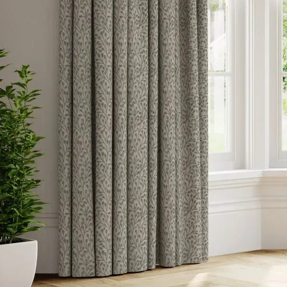 Made to Measure Curtains - Dove, Textured Fabric image
