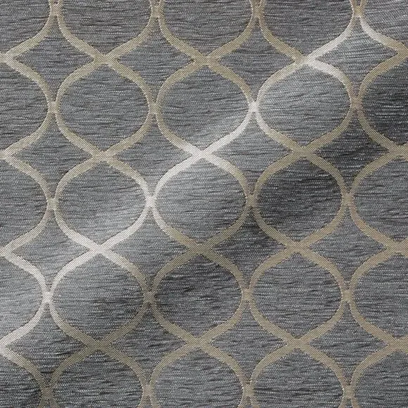 Made to Measure Curtains - Dove, Trellis Pattern