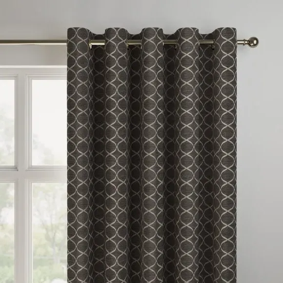 Made to Measure Curtains - Dove, Trellis Pattern