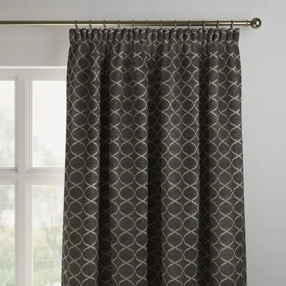 Made to Measure Curtains - Dove, Trellis Pattern