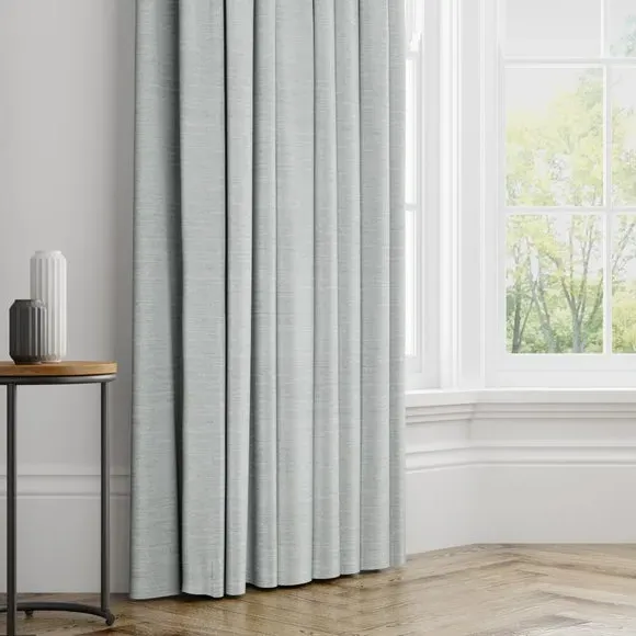 Made to Measure Curtains - Duck Egg, Textured Fabric