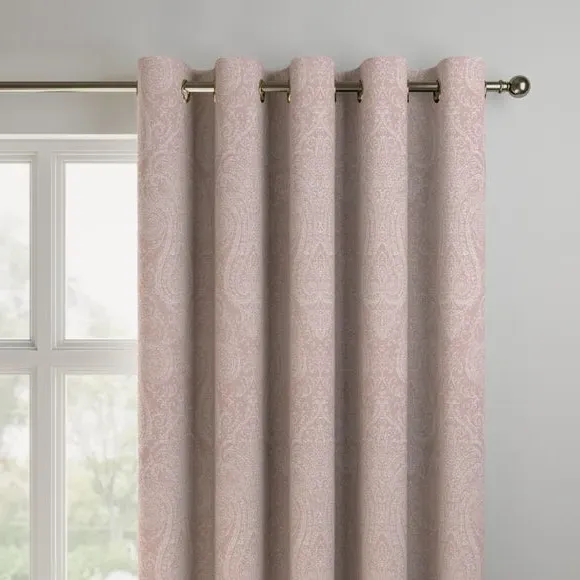 Made to Measure Curtains - Dusky Rose, Printed