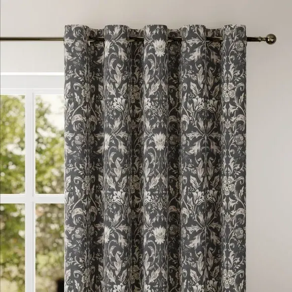 Made to Measure Curtains - Ebony, Cotton