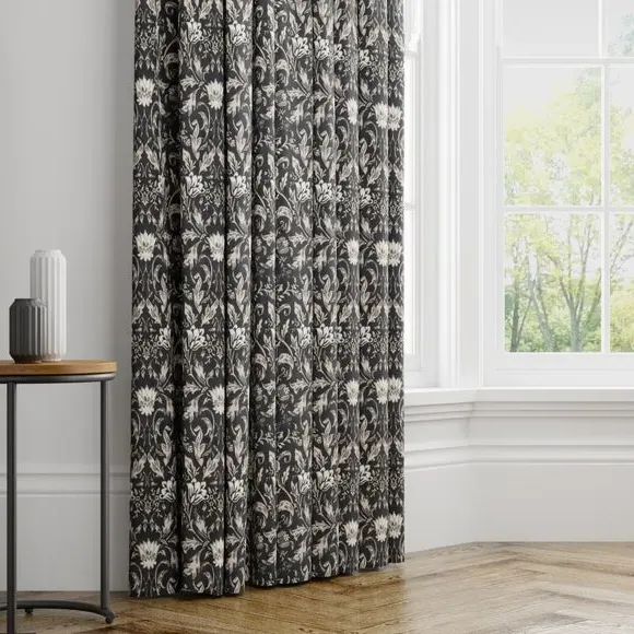 Made to Measure Curtains - Ebony, Cotton