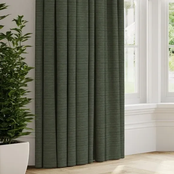 Made to Measure Curtains - Emerald, Recycled Polyester