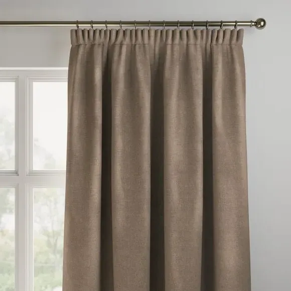 Made to Measure Curtains - Fawn, Polyester