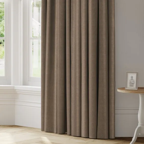 Made to Measure Curtains - Fawn, Polyester