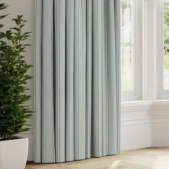 Made to Measure Curtains Fire Retardant - Blue image