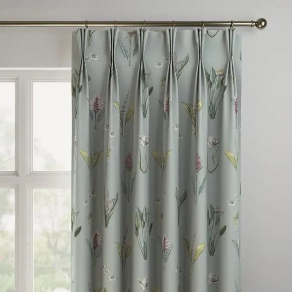 Made to Measure Curtains Fire Retardant - Blue