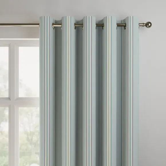 Made to Measure Curtains Fire Retardant - Blue