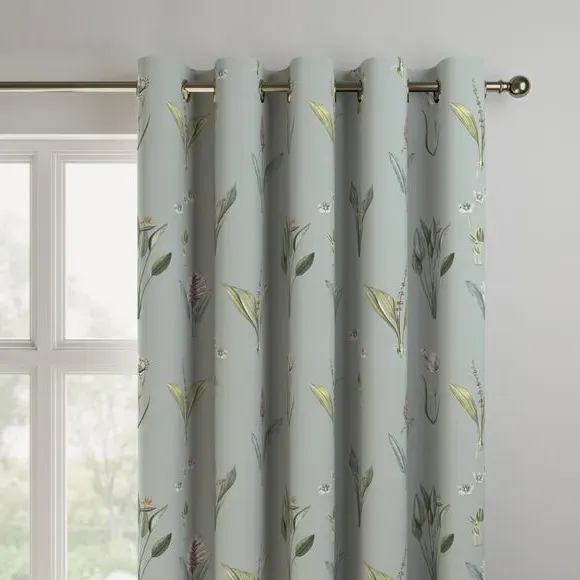 Made to Measure Curtains Fire Retardant - Blue