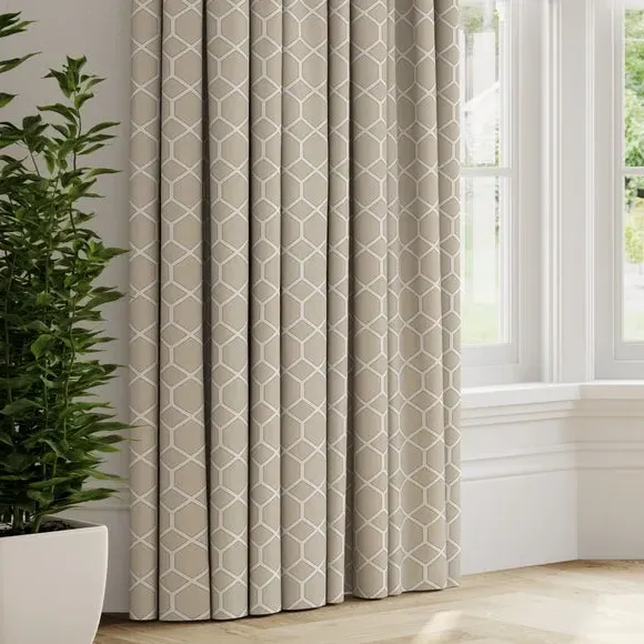 Made to Measure Curtains Fire Retardant - Flax image