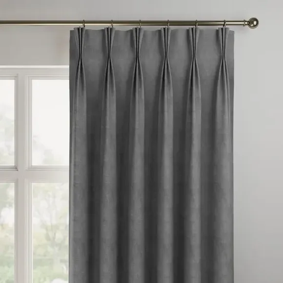 Made to Measure Curtains Fire Retardant - Grey