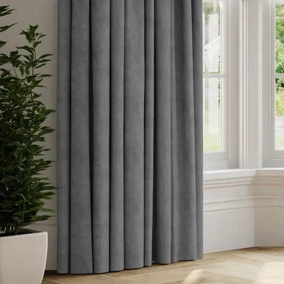 Made to Measure Curtains Fire Retardant - Grey