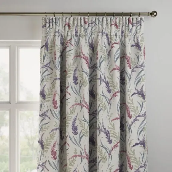 Made to Measure Curtains Fire Retardant - Heather