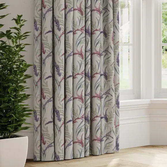Made to Measure Curtains Fire Retardant - Heather