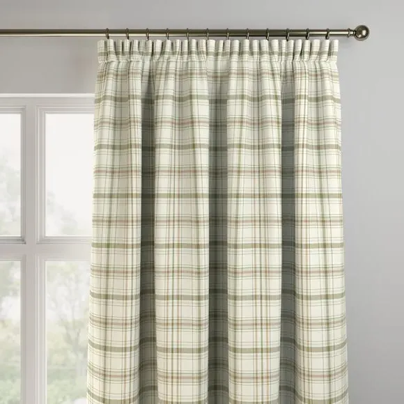 Made to Measure Curtains Fire Retardant - Moss