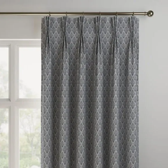Made to Measure Curtains Fire Retardant - Navy